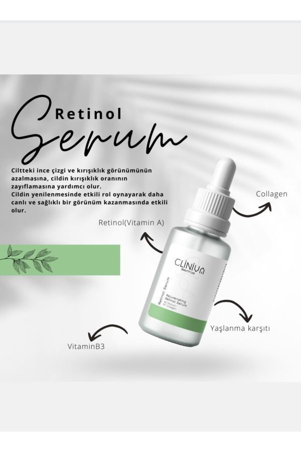 سرم پوست اورجینال برند Cliniva مدل Retinol & Collagen Serum 30ML کد 762573346 - Image 3