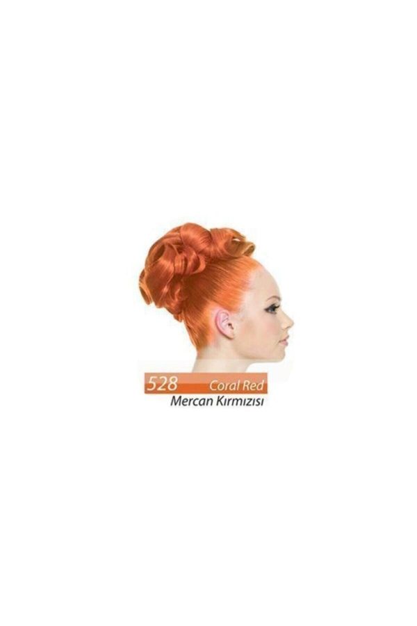 رنگ مو اورجینال برند Jamaican jean s مدل 528 Mercan Kırmızısı Krem Boya کد 43950769
