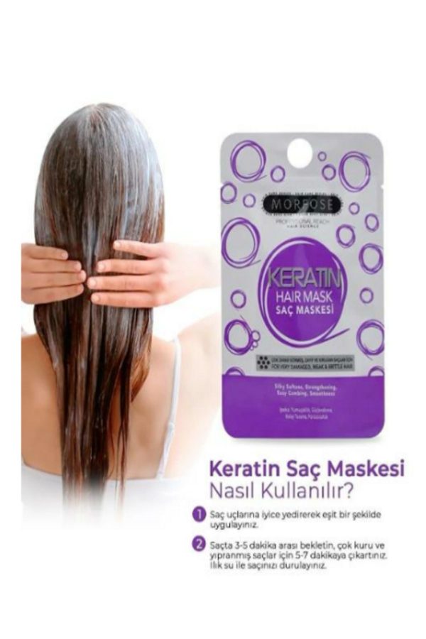 ماسک مو اورجینال برند Morfose مدل 25 ml hair mask کد 762263578 - Image 3