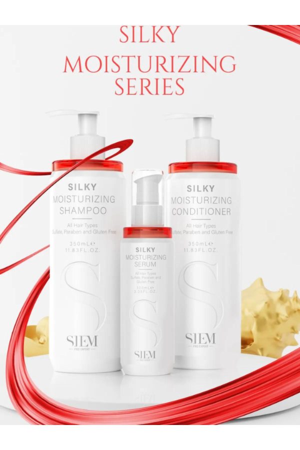 ست مراقبت از مو اورجینال برند Siem مدل Silky Moisturizing Hair Care Pro-Set کد 798663507