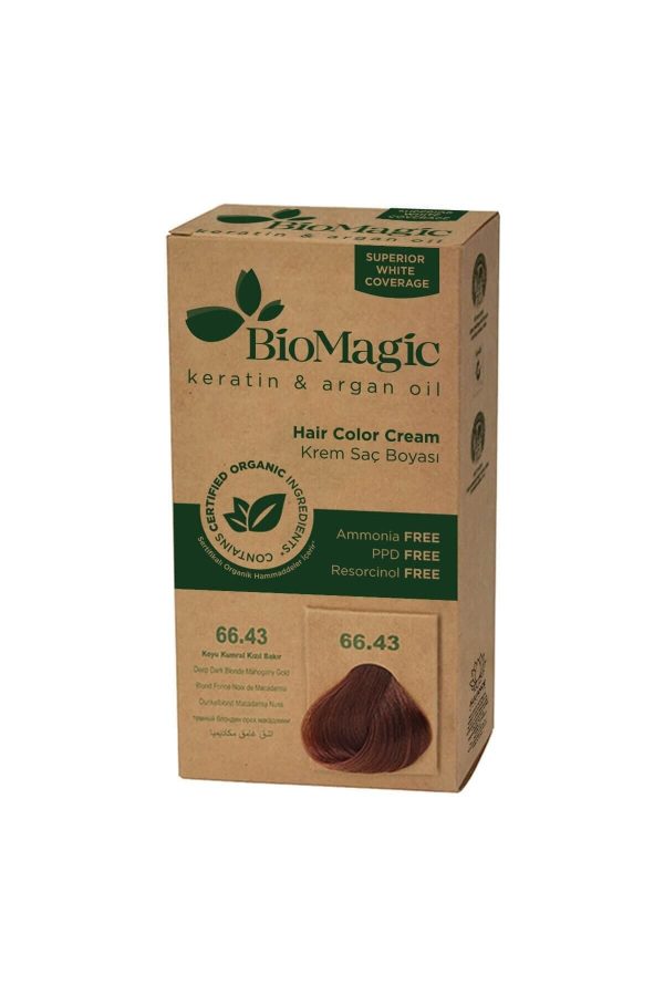 رنگ مو اورجینال برند Biomagic مدل Koyu Kumral Kızıl Bakır کد 220333552