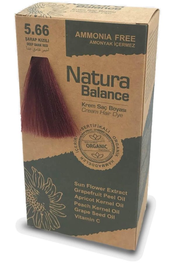 رنگ مو اورجینال برند Naturabalance مدل Krem Saç Boyası Kızıl 566 کد 339247968