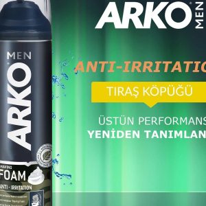 موم اپیلاسیون اورجینال برند Arko مدل Anti Irritation Shaving Foam 200Ml کد 784282002