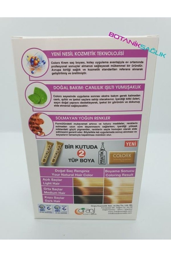 رنگ مو اورجینال برند Colorx مدل Golden Blonde کد 238186201 - Image 2