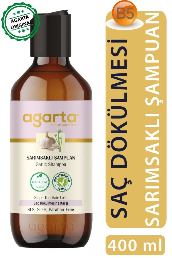 شامپو اورجینال برند Agarta مدل Natural Shampoo Garlic 400 Ml کد 254223579