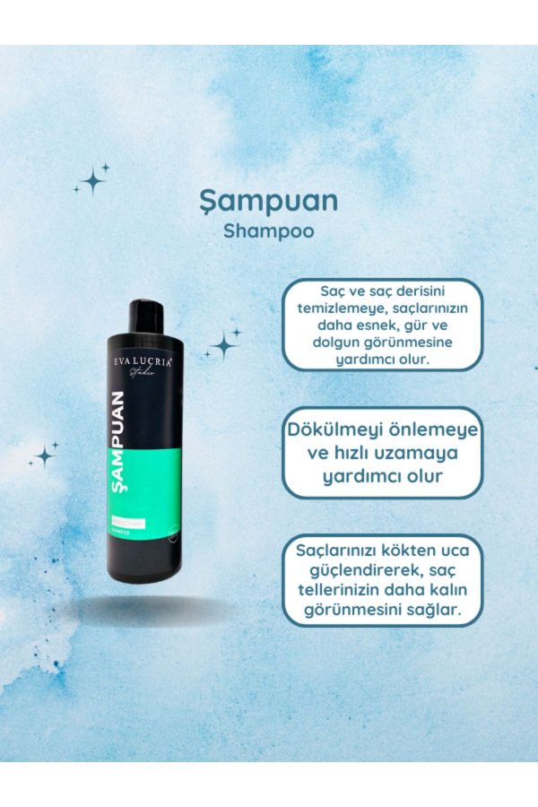 شامپو اورجینال برند Eva lucria مدل Moisturizing Hair Care Shampoo کد 675061659 - Image 3