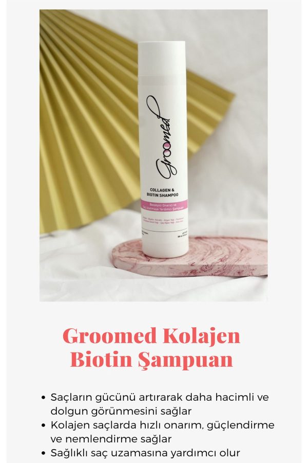 شامپو اورجینال برند Groomed مدل Kolajen Biotin Şampuan 300 ml کد 150190188 - Image 4