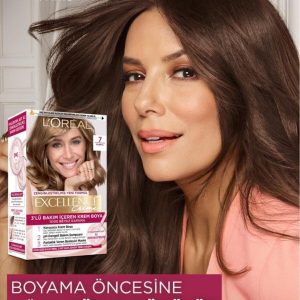 رنگ مو اورجینال برند L oreal paris مدل Excellence Creme Saç Boyası کد 1262236