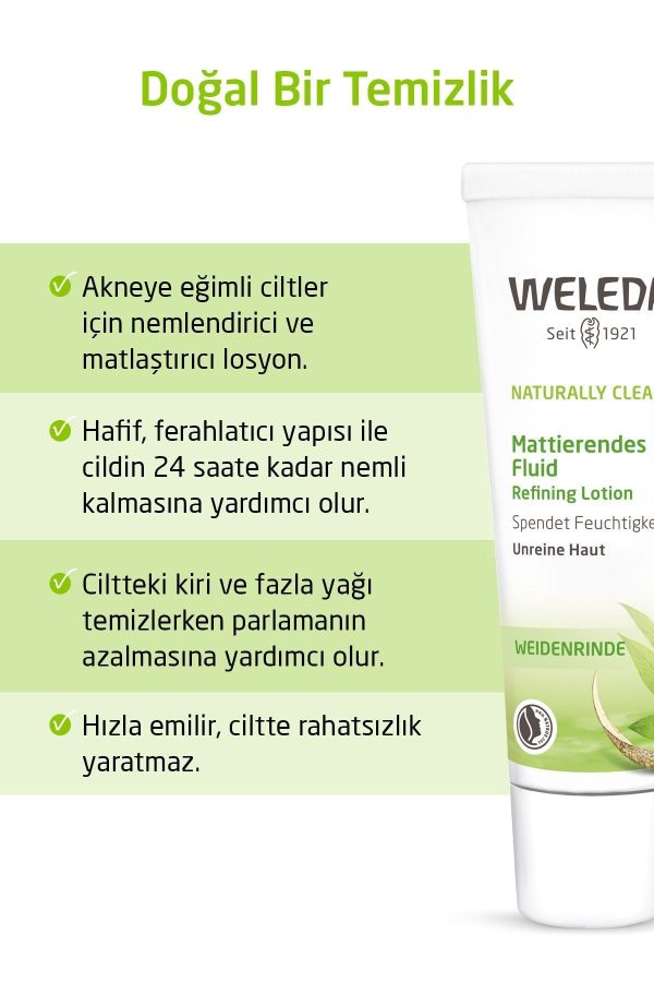 کرم صورت اورجینال برند Weleda مدل Organic Moisturizing and Mattifying Lotion کد 371245798 - Image 2