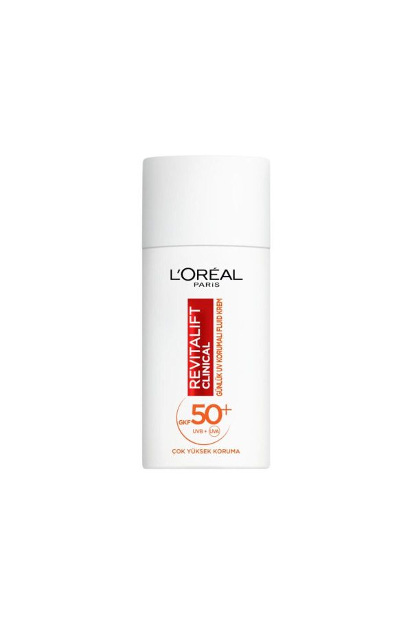ضد آفتاب صورت اورجینال برند L oreal paris مدل Revitalift Clinical UV GKF50+ Krem کد 738406669