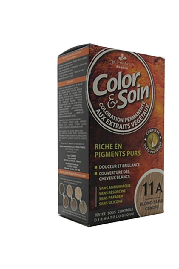 رنگ مو اورجینال برند Color soin مدل Saç Boyası 11A Kumsal Sarısı کد 6242048