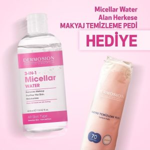 پاک کننده آرایش اورجینال برند Dermosion مدل Makyaj Temizleme Suyu 400 ml کد 829388763