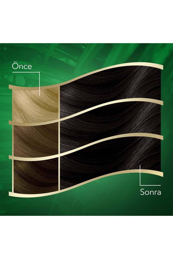 رنگ مو اورجینال برند Wella مدل Naturals Hair Dye 2/0 Black کد 46847864 - Image 3