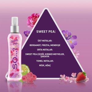 اسپری بدن اورجینال برند So fragrance مدل Sweet Pea Vücut Spreyi 100ml کد 776165813