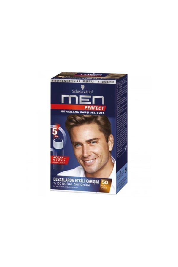 رنگ مو اورجینال برند Schwarzkopf مدل Açık Kahve Men Perfect 50 کد 93734130