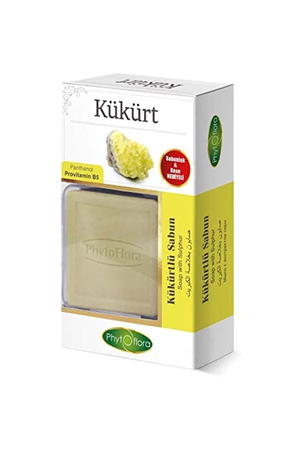 صابون جامد اورجینال برند Phytoflora مدل Sulphur Soap with Gift کد 32406452