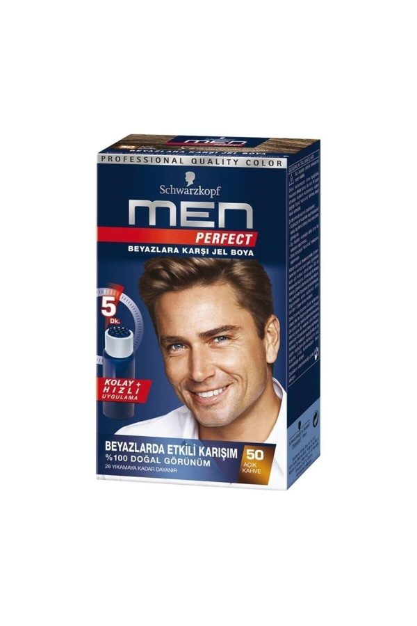 رنگ مو اورجینال برند Schwarzkopf men perfect کد 294244196