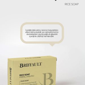 صابون جامد اورجینال برند Briffault مدل Rice Soap – Whitening Effect کد 745128159