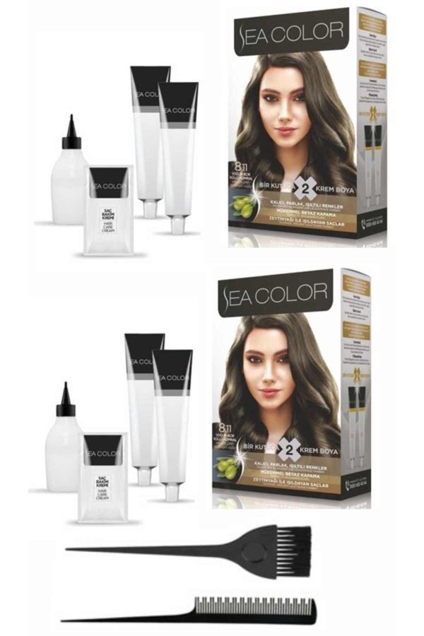 رنگ مو اورجینال برند Sea color کد 95654051