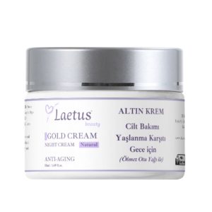 کرم صورت اورجینال برند Laetus beauty مدل Anti-aging Gold Cream – Night کد 808304536