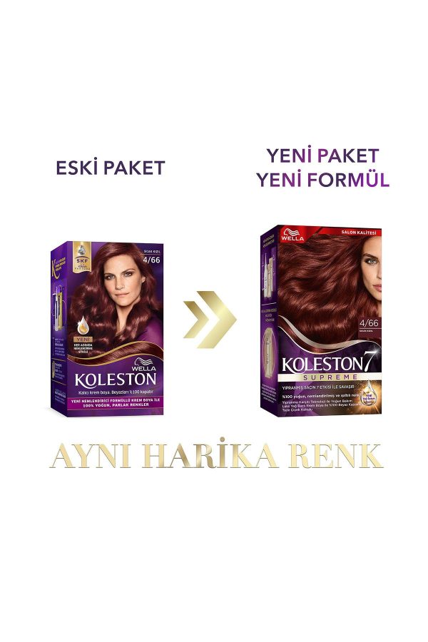 رنگ مو اورجینال برند Wella مدل Koleston Supreme Saç Boyası کد 771885956 - Image 2