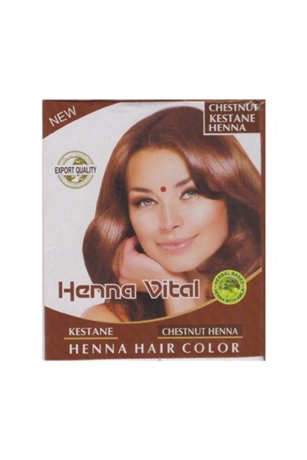 رنگ مو اورجینال برند Henna prime مدل 6-pack chestnut henna کد 34981701