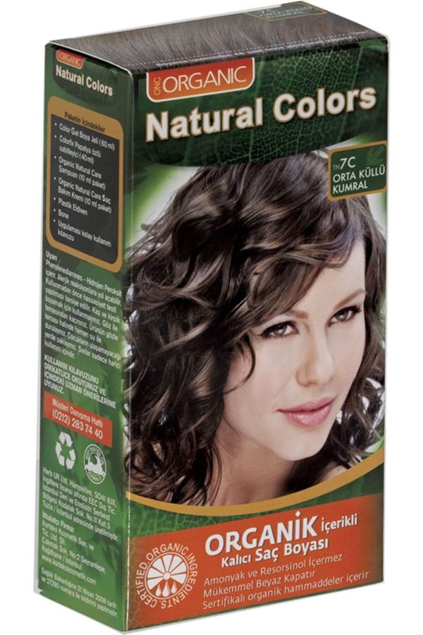 رنگ مو اورجینال برند Natural colors مدل Organik Saç Boyası کد 77924678