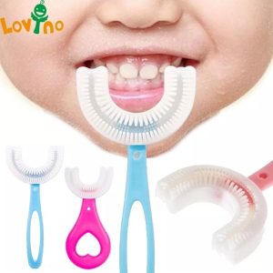 مسواک دستی اورجینال برند Alisverishanem مدل U-Shaped Silicone Toothbrush for Babies کد 337053192