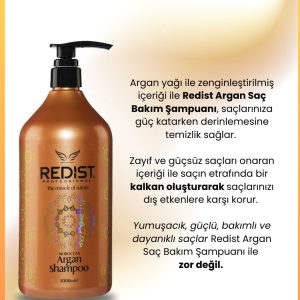 شامپو اورجینال برند Redist مدل Argan Bakım Şampuanı 1000 ml کد 3818305