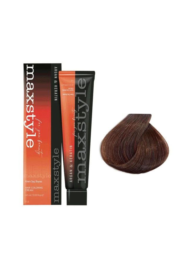 رنگ مو اورجینال برند Maxstyle مدل Argan Keratin Saç Boyası کد 674357111