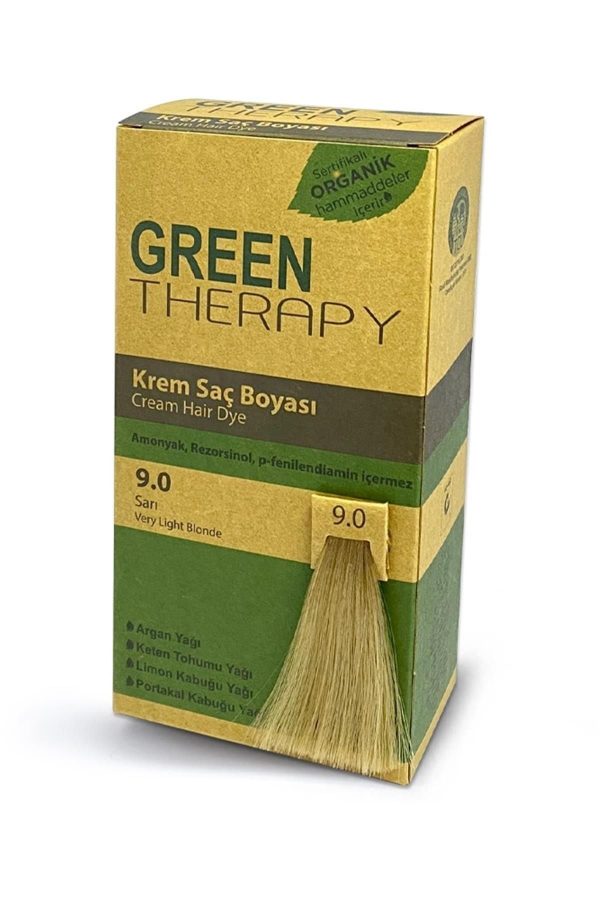 رنگ مو اورجینال برند Green therapy کد 194158793