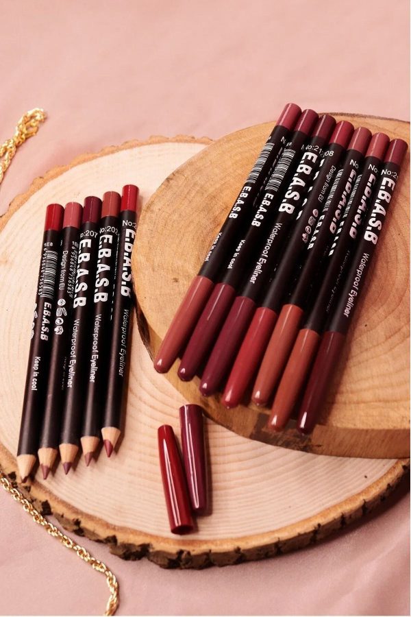 مداد لب اورجینال برند Aks kozmetik مدل 12-piece Set Colored Lip Pencil کد 767867333