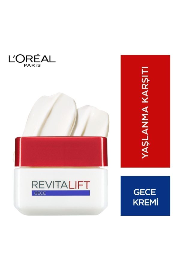 کرم صورت اورجینال برند L oreal paris مدل Revitalift Anti-Aging Night Cream کد 1262481 - Image 2