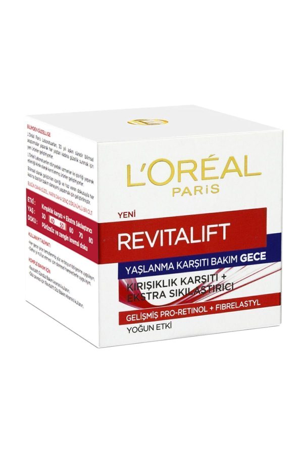 کرم صورت اورجینال برند L oreal paris مدل Revitalift Anti-Aging Night Cream کد 1262481 - Image 4