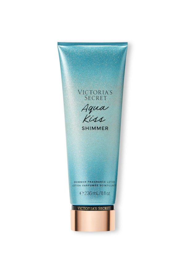 کرم بدن اورجینال برند Victoria s secret مدل Aqua Kiss Shimmering Body Lotion کد 819412283