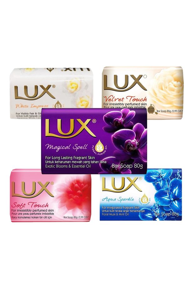 صابون جامد اورجینال برند Lux مدل 5-piece Facial Beauty Soap Set کد 384220093