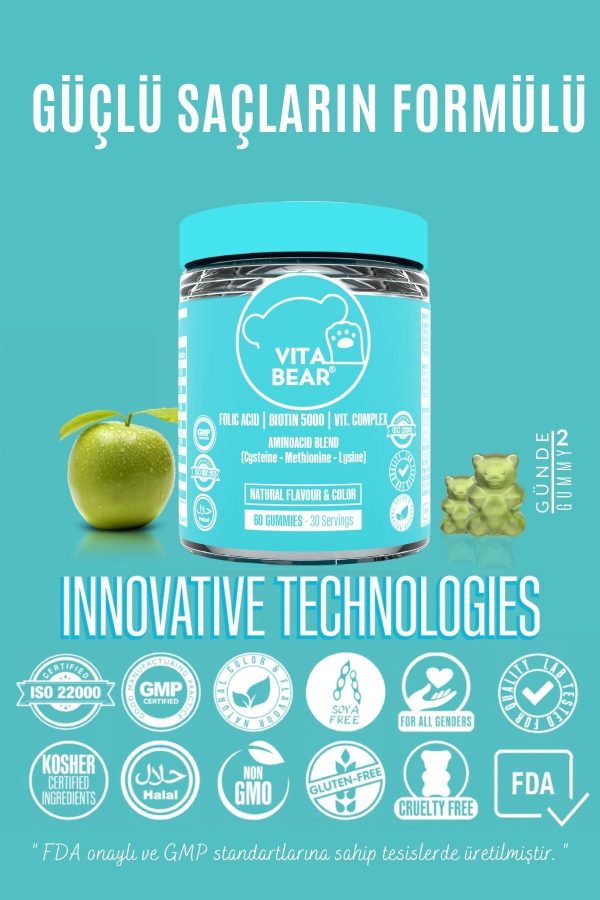 ویتامین مو اورجینال برند Vita bear کد 144457014 - Image 4