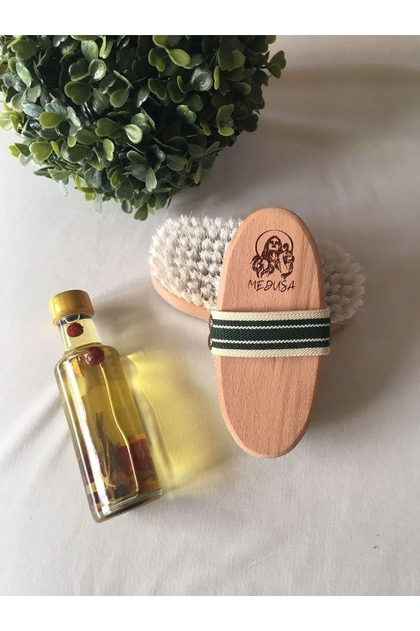 برس سلولیت اورجینال برند Medusa مدل Natural Horsehair Cellulite Brush کد 302284817 - Image 3