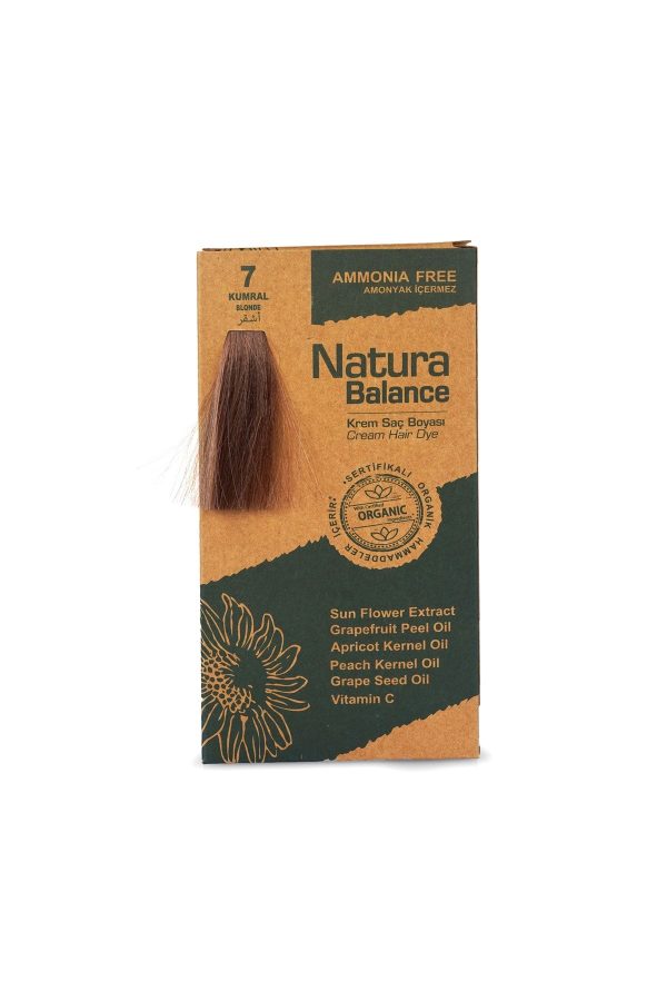 رنگ مو اورجینال برند Naturabalance مدل Organik Saç Boyası No:7 Kumral کد 647154679