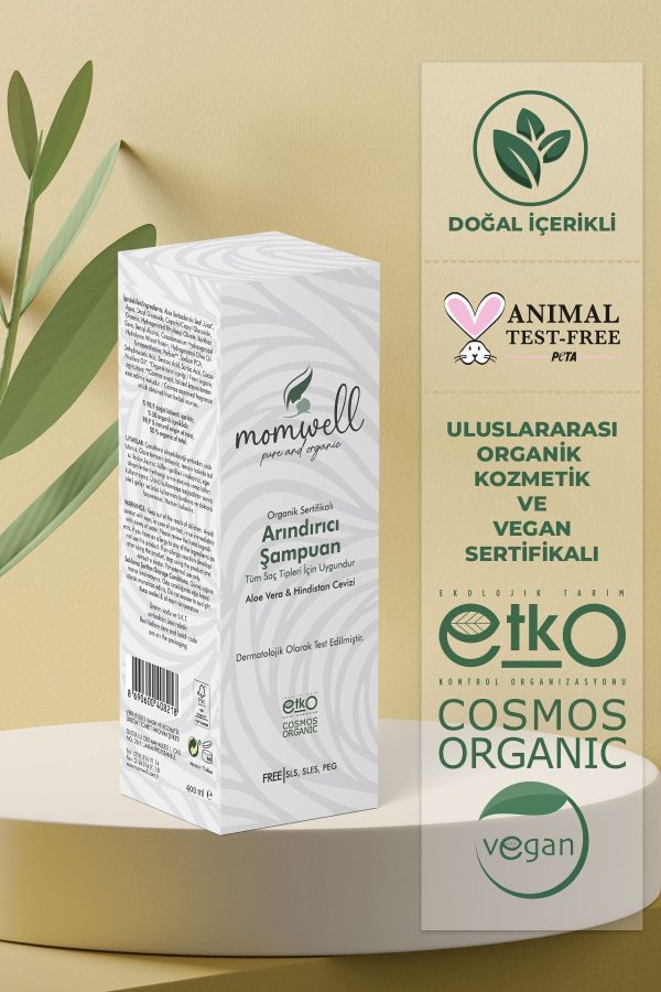 شامپو اورجینال برند Momwell مدل Organik Arındırıcı Şampuan 400ml کد 745579584 - Image 2