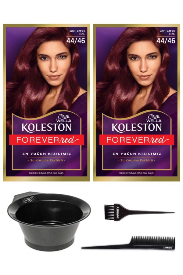 رنگ مو اورجینال برند Wella مدل 2’li Koleston 44/46 Kit Boya کد 43487701