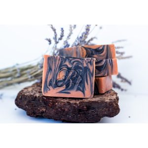 صابون جامد اورجینال برند Azes handmade cosmetics مدل Red Clay Activated Charcoal Soap کد 679234626
