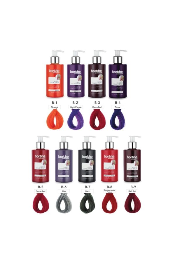 رنگ مو اورجینال برند Borthe professional مدل Direkt Krem Boya Light Purple کد 263739813 - Image 2