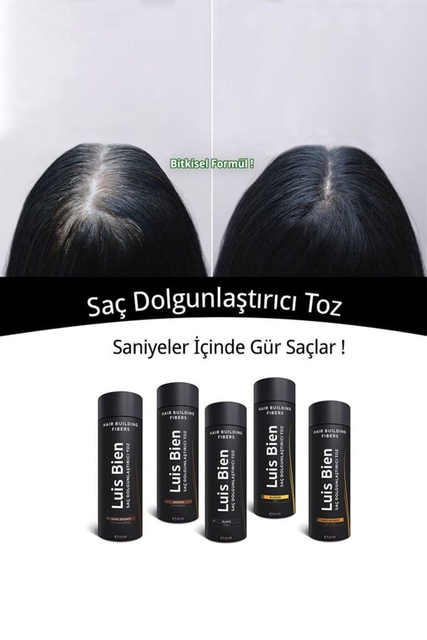 رنگ مو اورجینال برند Luis bien مدل Saç Dolgunlaştırıcı Toz Fiber کد 32450540 - Image 2