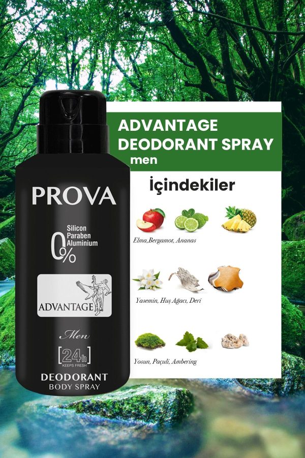 دئودورانت اورجینال برند Prova مدل Advantage Erkek Deodorant 150 ml کد 230879289 - Image 2