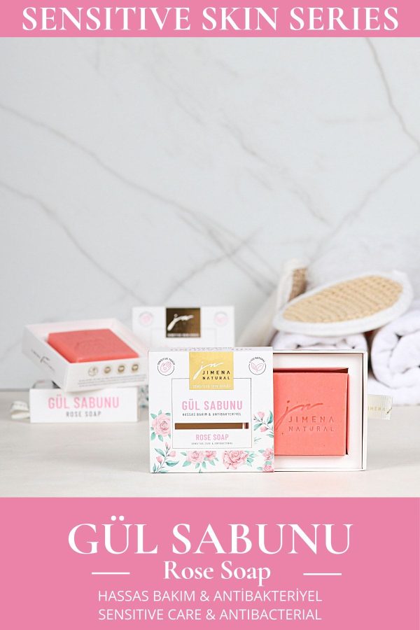 صابون جامد اورجینال برند Jimena natural مدل Rose Soap, 150 grams کد 376965376 - Image 2