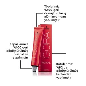 رنگ مو اورجینال برند Igora مدل Açık Kahve-çikolata Altın Saç Boyası کد 6062542