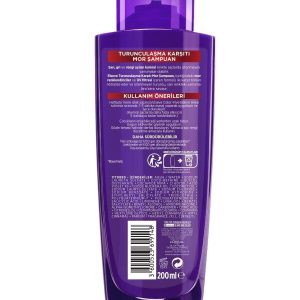 شامپو اورجینال برند Elseve مدل Turunculaşma Karşıtı Mor Şampuan 200ml کد 347616620