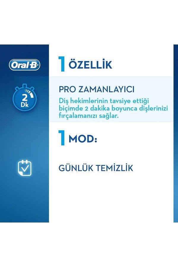 مسواک برقی اورجینال برند Oral b مدل D100 Vitality کد 54856099 - Image 3
