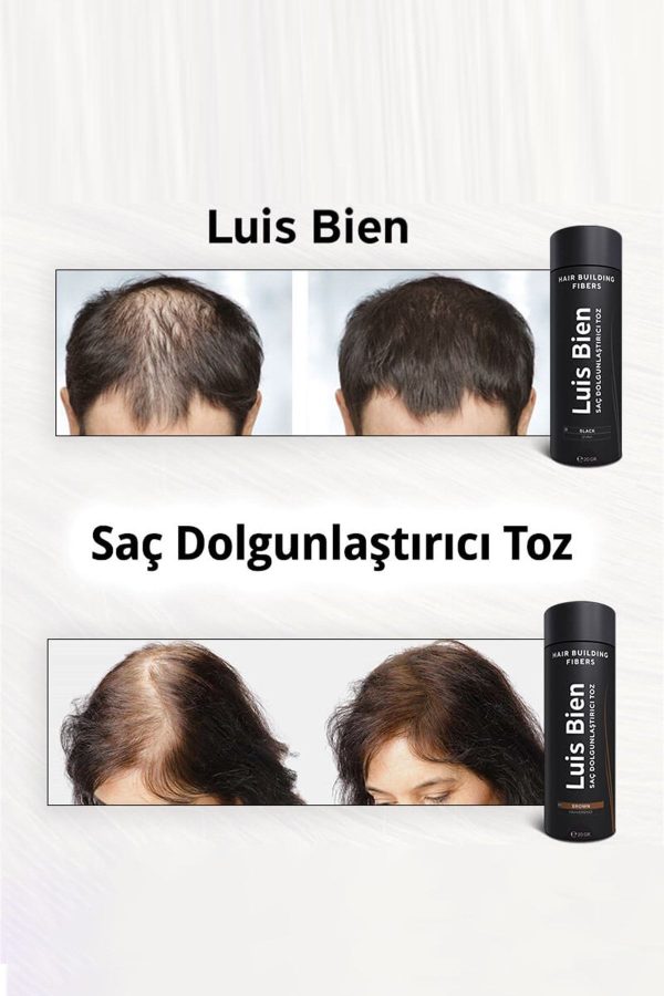 رنگ مو اورجینال برند Luis bien مدل Saç Dolgunlaştırıcı Toz Fiber کد 32450540 - Image 3